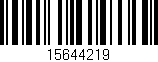 Código de barras (EAN, GTIN, SKU, ISBN): '15644219'