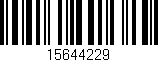 Código de barras (EAN, GTIN, SKU, ISBN): '15644229'