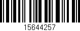 Código de barras (EAN, GTIN, SKU, ISBN): '15644257'