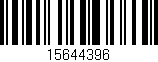 Código de barras (EAN, GTIN, SKU, ISBN): '15644396'