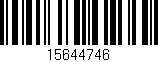 Código de barras (EAN, GTIN, SKU, ISBN): '15644746'