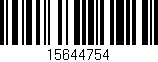Código de barras (EAN, GTIN, SKU, ISBN): '15644754'