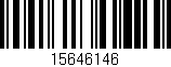 Código de barras (EAN, GTIN, SKU, ISBN): '15646146'