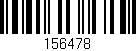 Código de barras (EAN, GTIN, SKU, ISBN): '156478'