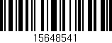 Código de barras (EAN, GTIN, SKU, ISBN): '15648541'