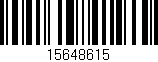Código de barras (EAN, GTIN, SKU, ISBN): '15648615'