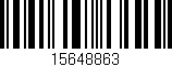 Código de barras (EAN, GTIN, SKU, ISBN): '15648863'
