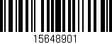 Código de barras (EAN, GTIN, SKU, ISBN): '15648901'