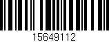 Código de barras (EAN, GTIN, SKU, ISBN): '15649112'