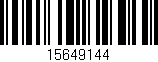 Código de barras (EAN, GTIN, SKU, ISBN): '15649144'