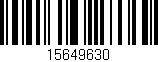 Código de barras (EAN, GTIN, SKU, ISBN): '15649630'