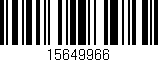 Código de barras (EAN, GTIN, SKU, ISBN): '15649966'