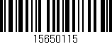 Código de barras (EAN, GTIN, SKU, ISBN): '15650115'