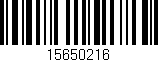 Código de barras (EAN, GTIN, SKU, ISBN): '15650216'