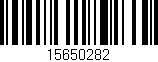 Código de barras (EAN, GTIN, SKU, ISBN): '15650282'