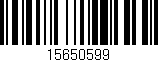 Código de barras (EAN, GTIN, SKU, ISBN): '15650599'