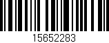 Código de barras (EAN, GTIN, SKU, ISBN): '15652283'