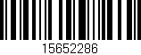 Código de barras (EAN, GTIN, SKU, ISBN): '15652286'