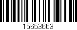 Código de barras (EAN, GTIN, SKU, ISBN): '15653663'
