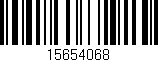 Código de barras (EAN, GTIN, SKU, ISBN): '15654068'