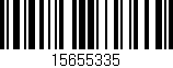 Código de barras (EAN, GTIN, SKU, ISBN): '15655335'