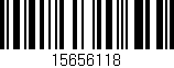 Código de barras (EAN, GTIN, SKU, ISBN): '15656118'