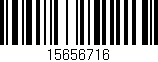 Código de barras (EAN, GTIN, SKU, ISBN): '15656716'