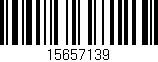 Código de barras (EAN, GTIN, SKU, ISBN): '15657139'