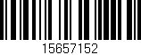 Código de barras (EAN, GTIN, SKU, ISBN): '15657152'