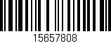 Código de barras (EAN, GTIN, SKU, ISBN): '15657808'