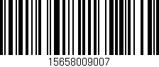 Código de barras (EAN, GTIN, SKU, ISBN): '15658009007'