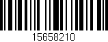 Código de barras (EAN, GTIN, SKU, ISBN): '15658210'