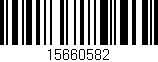 Código de barras (EAN, GTIN, SKU, ISBN): '15660582'