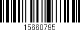 Código de barras (EAN, GTIN, SKU, ISBN): '15660795'