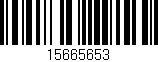Código de barras (EAN, GTIN, SKU, ISBN): '15665653'