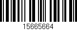 Código de barras (EAN, GTIN, SKU, ISBN): '15665664'