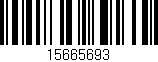 Código de barras (EAN, GTIN, SKU, ISBN): '15665693'