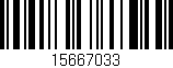 Código de barras (EAN, GTIN, SKU, ISBN): '15667033'