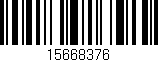 Código de barras (EAN, GTIN, SKU, ISBN): '15668376'