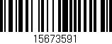 Código de barras (EAN, GTIN, SKU, ISBN): '15673591'