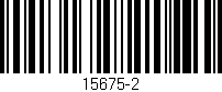 Código de barras (EAN, GTIN, SKU, ISBN): '15675-2'