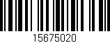Código de barras (EAN, GTIN, SKU, ISBN): '15675020'