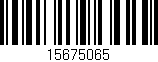 Código de barras (EAN, GTIN, SKU, ISBN): '15675065'