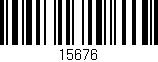 Código de barras (EAN, GTIN, SKU, ISBN): '15676'