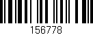 Código de barras (EAN, GTIN, SKU, ISBN): '156778'