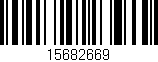 Código de barras (EAN, GTIN, SKU, ISBN): '15682669'