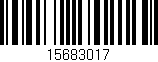 Código de barras (EAN, GTIN, SKU, ISBN): '15683017'
