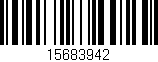 Código de barras (EAN, GTIN, SKU, ISBN): '15683942'