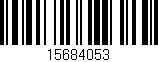 Código de barras (EAN, GTIN, SKU, ISBN): '15684053'