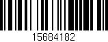 Código de barras (EAN, GTIN, SKU, ISBN): '15684182'